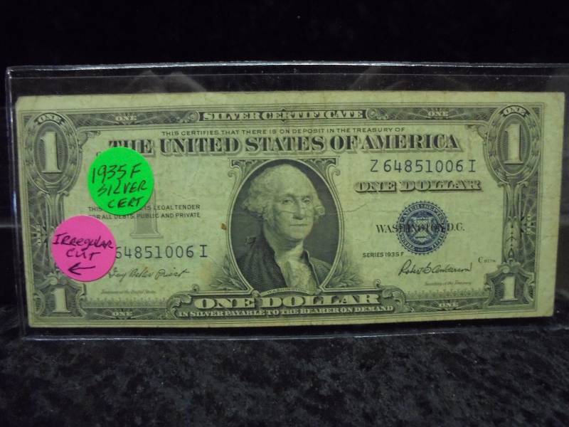 1935F Silver Certificate