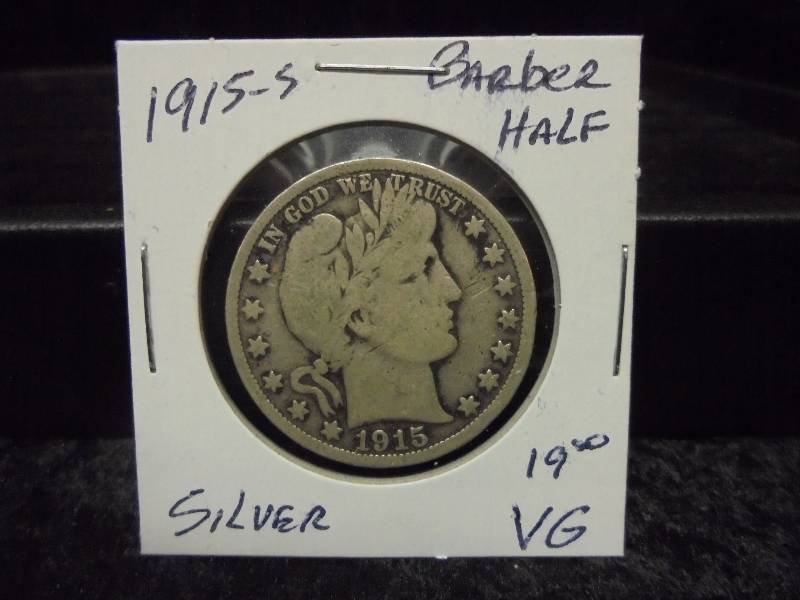1915-S Barber Half Dollar
