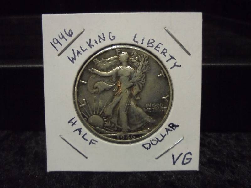 1946 Walking Liberty Half Dollar, Silver