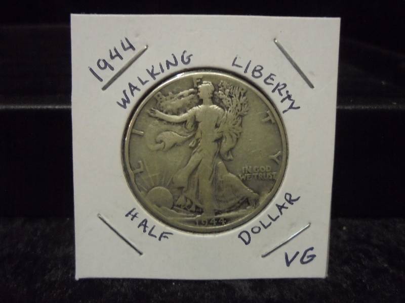 1944 Walking Liberty Half Dollar, Silver