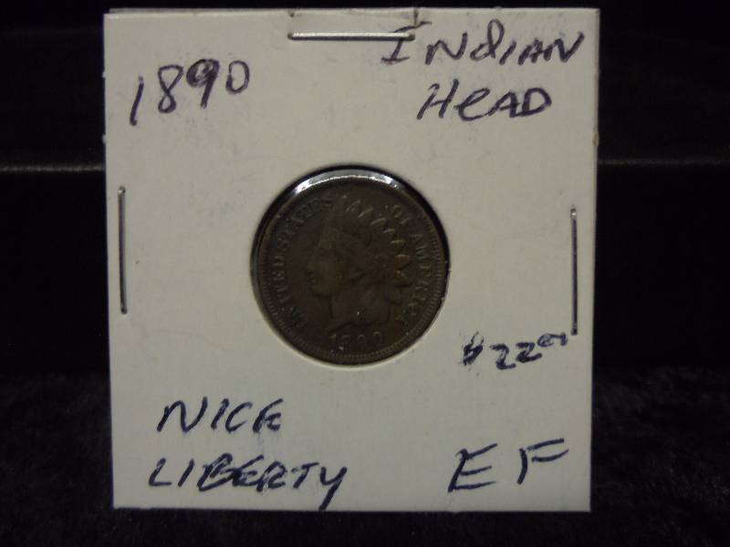 1890 Indian Head Penny, Nice Liberty