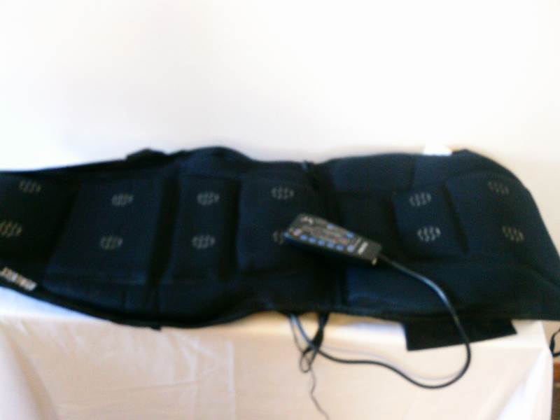 lot 33 image: Homedic, Chair Heated Massager, vibrating, Convenient hand control.