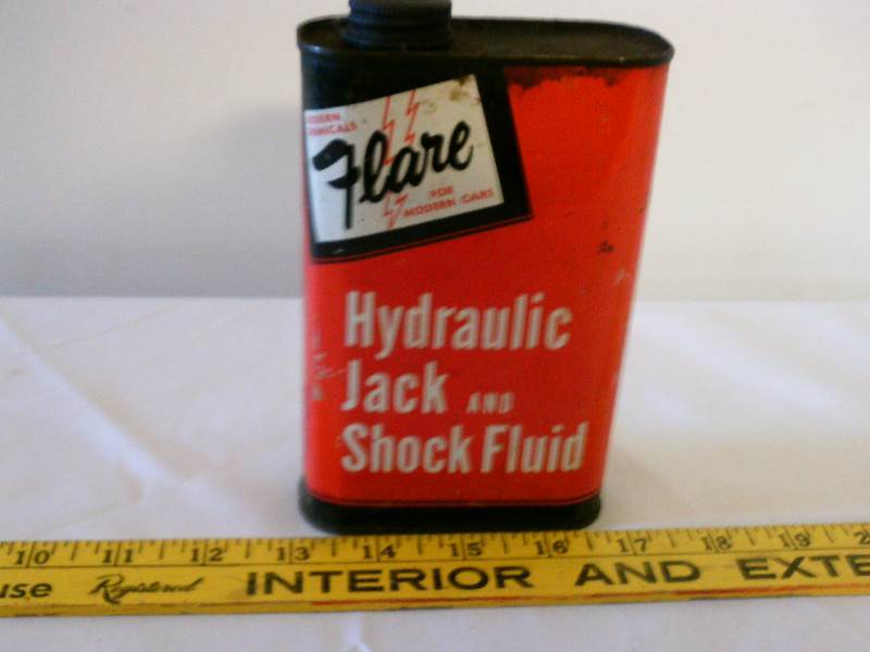 lot 45 image: Flare Hydraulic Shock and Jack Fluid (partical pint, vintage)