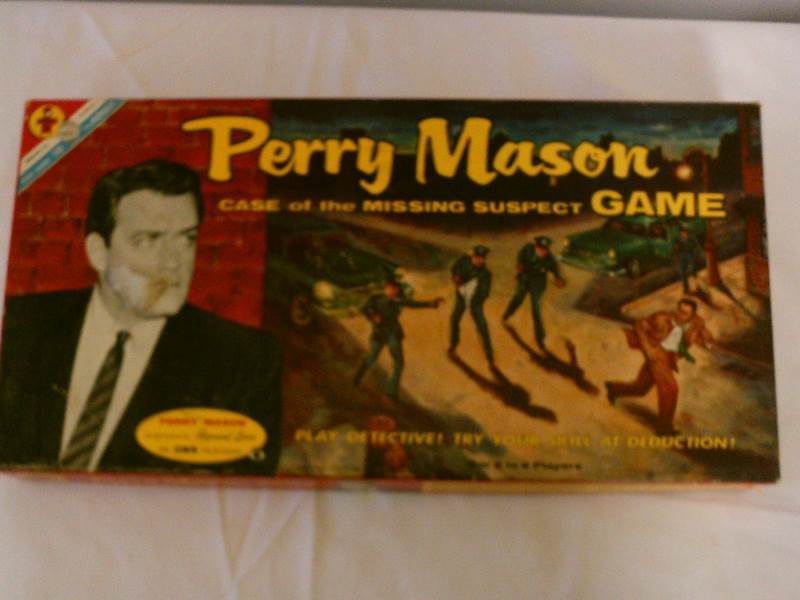 lot 53 image: Perry Mason Board Game 1950s vintage Transogram Toys and Games