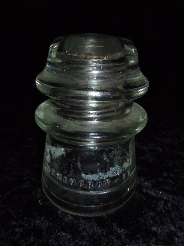 1950 Hemingray 17 Clear Insulator