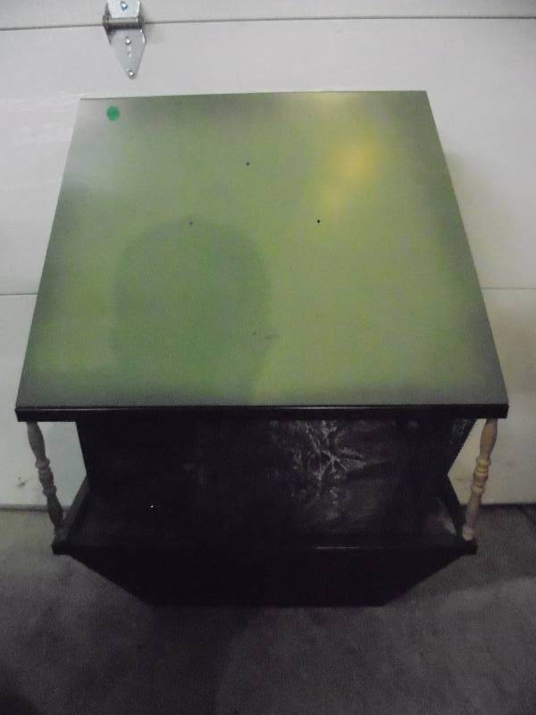 Vintage Green Electric Fireplace
