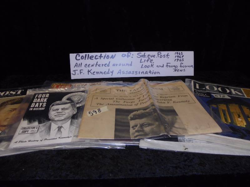 Lot - Collection of Vintage Magazines - all J.F.K Assassination