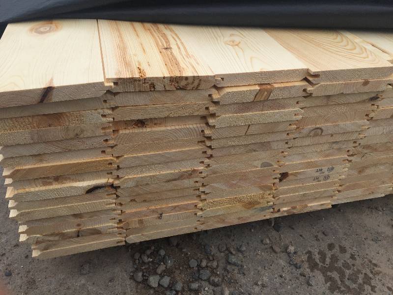 lot 5 image: Knotty Pine Tongue and Groove 1 x 6 x 8