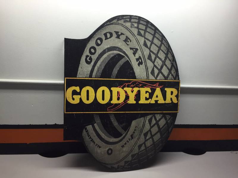 GOOD YEAR SIGN 2 SIDED