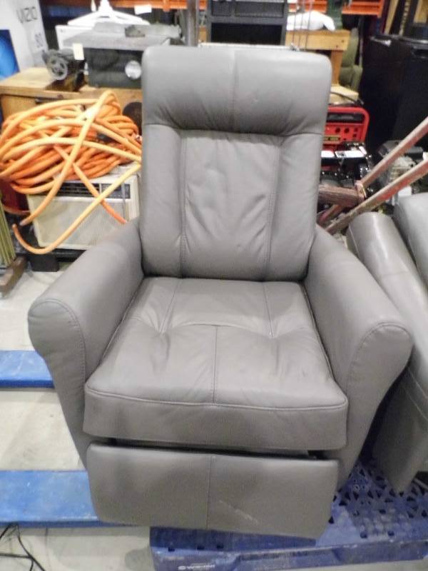Grey Electric Recliner Chair