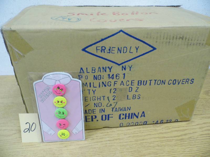 Smiling Button Covers
