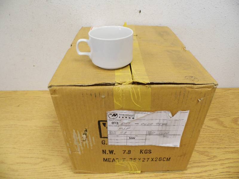 Northwest Airlines cups 58 pieces