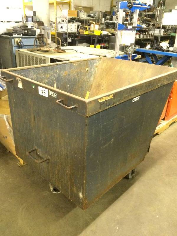 Metal dumpster