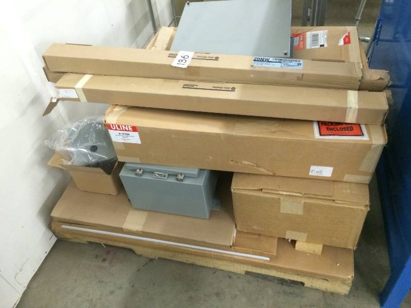Pallet lot of misc. electrical