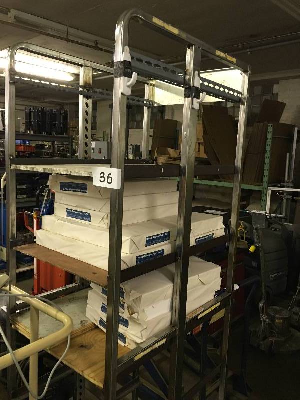Rolling shelf unit