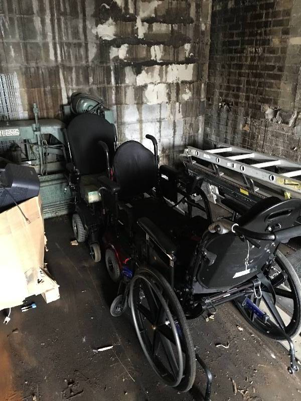 Lot of 3 wheel chairs