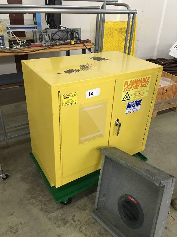 Safety flammable storage cabinet