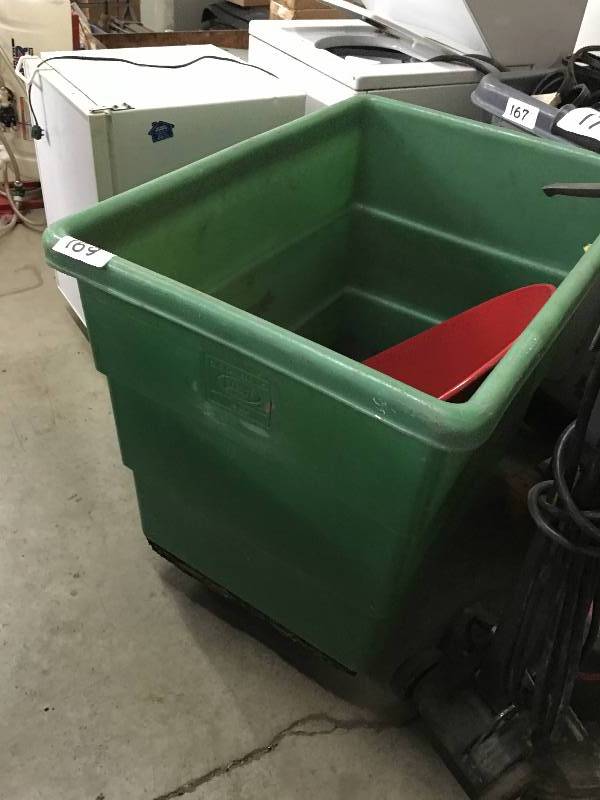 Large plastic bin