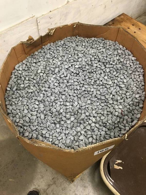 Large heavy box of finishing media