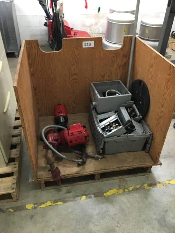 Wood pallet box lot