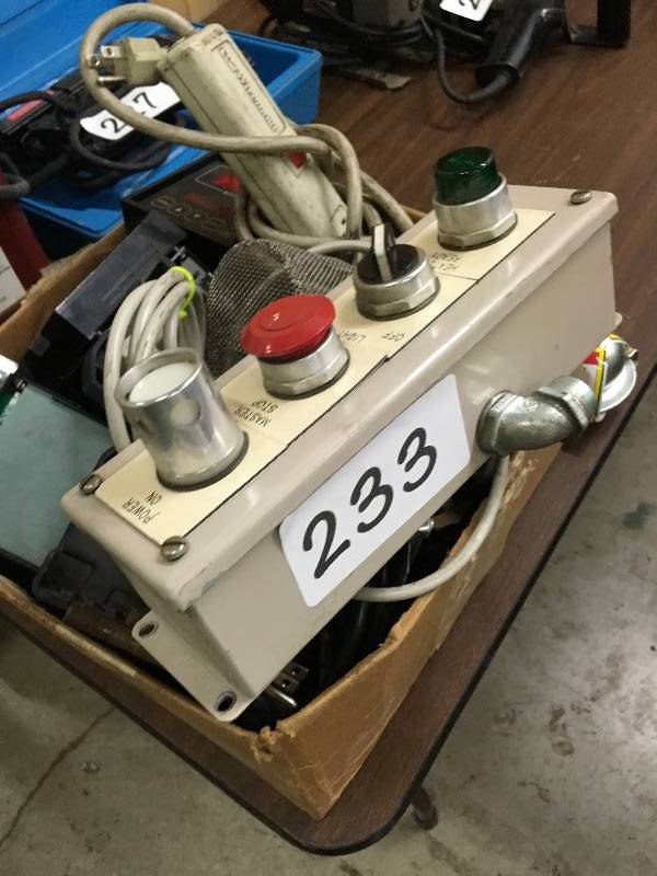 Box of misc. electrical