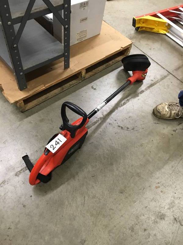 Electric cordless weed trimmer