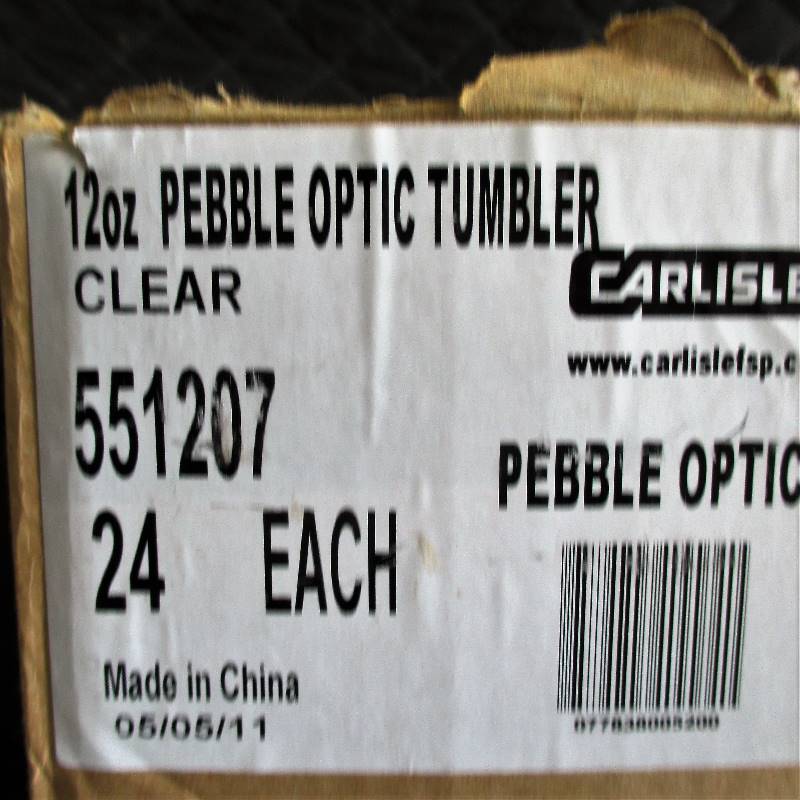 lot 45 image: 24- 12 OZ CLEAR GLASSES