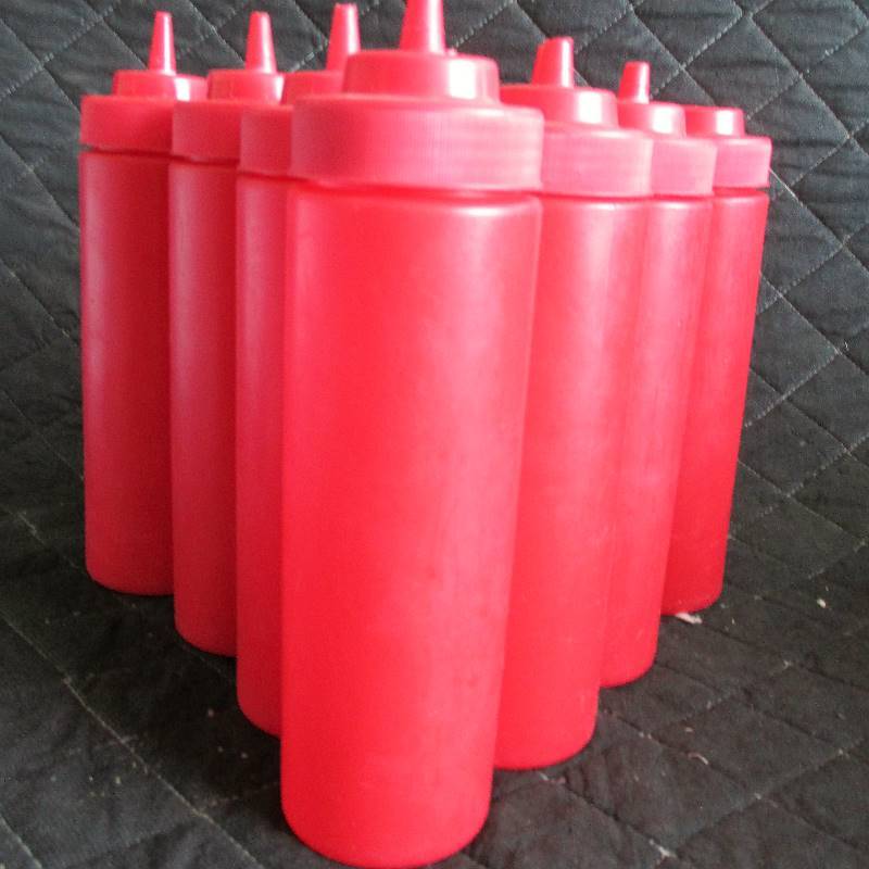 lot 126 image: LARGE KETCHUP BOTTLES