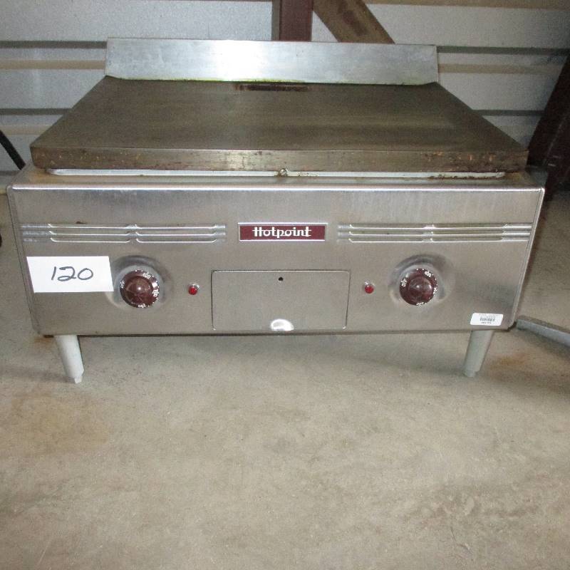 lot 22 image: HOT POINT GRIDDLE