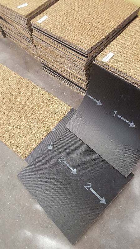 100 sq. ft. (45 Tiles) Commerial Grade, Rubber Backed.