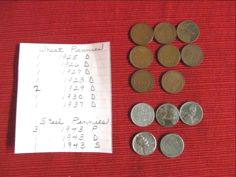 lot 71 image: Wheat Pennies