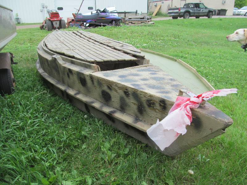 lot 78 image: wood Duck boat