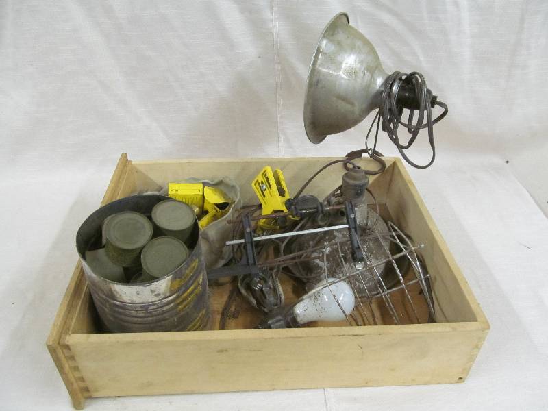 lot 107 image: heat lamps