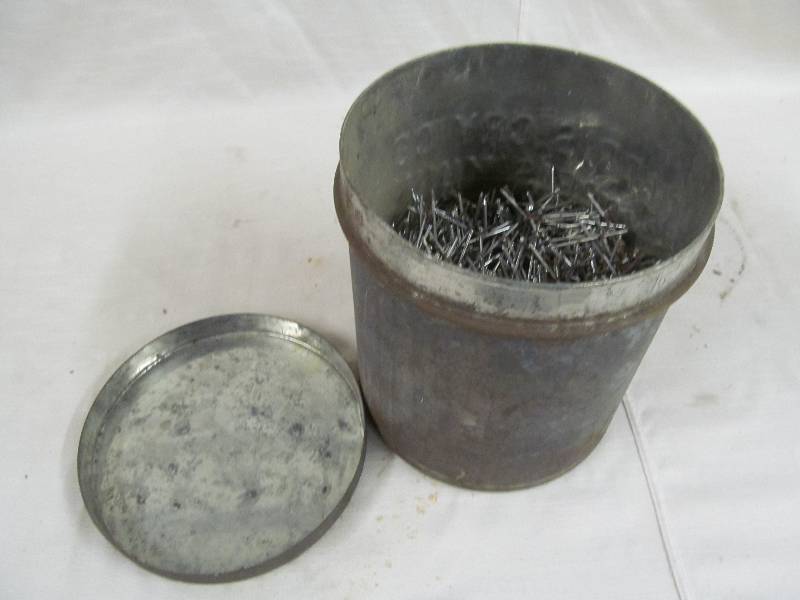 lot 109 image: metal keg mails