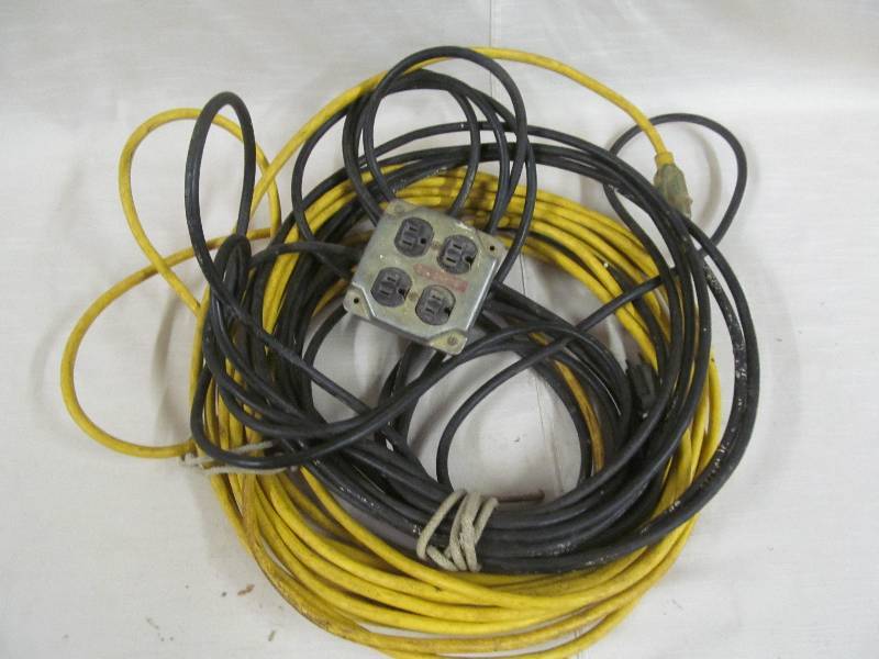 lot 123 image: extension cords