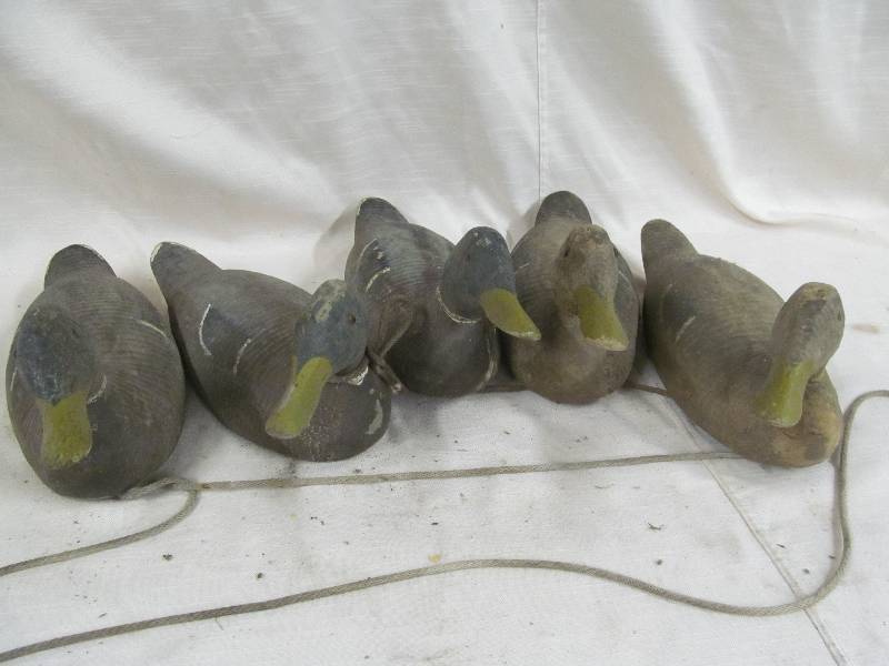 lot 185 image: Duck Decoys