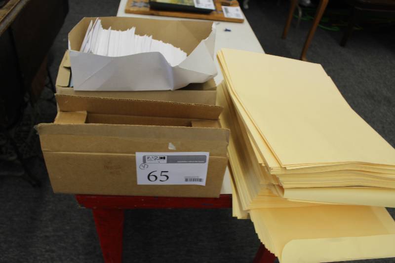 lot 65 image: Lot of (4) Boxes of Envelopes
