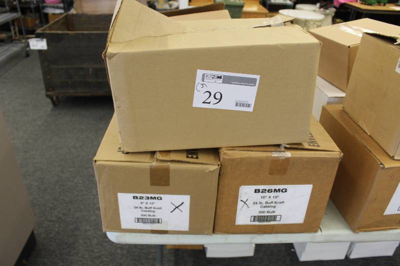 lot 29 image: Lot of (3) Boxes of Envelopes