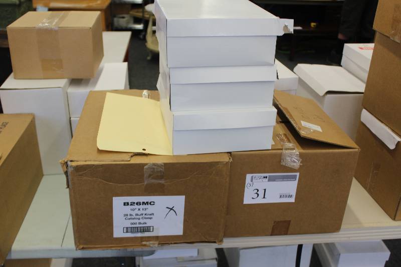 lot 31 image: Lot of (3) Boxes of Envelopes