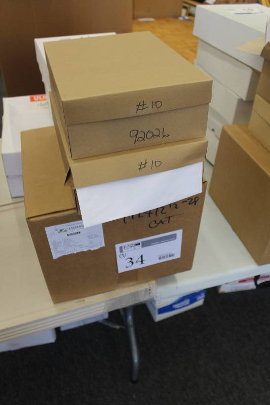 lot 34 image: Lot of (3) Boxes of Envelopes