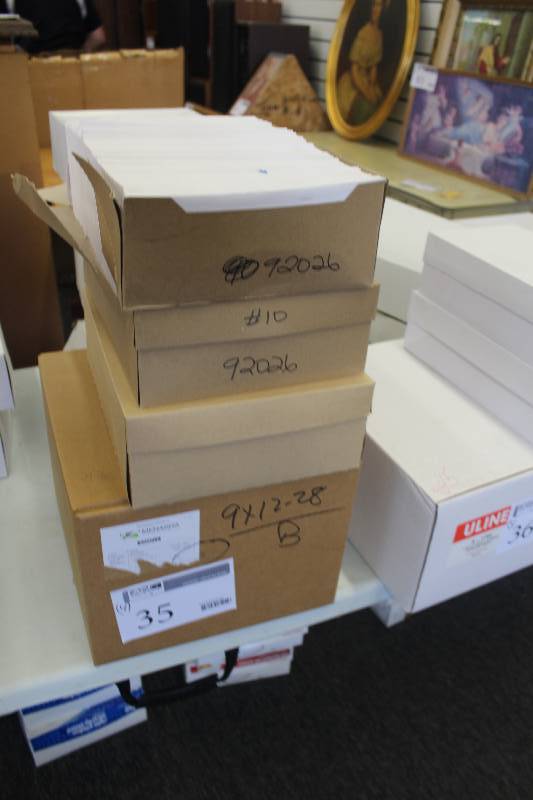 lot 35 image: Lot of (4) Boxes of Envelopes
