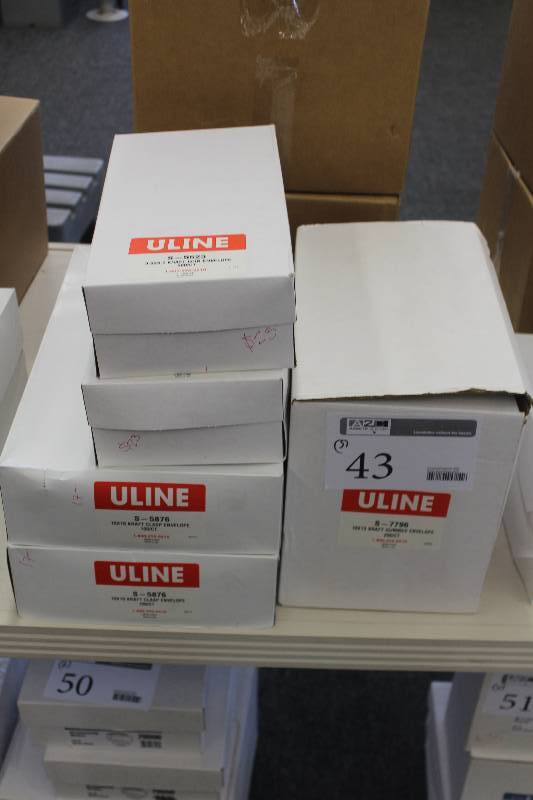 lot 43 image: Lot of (5) Boxes of Envelopes