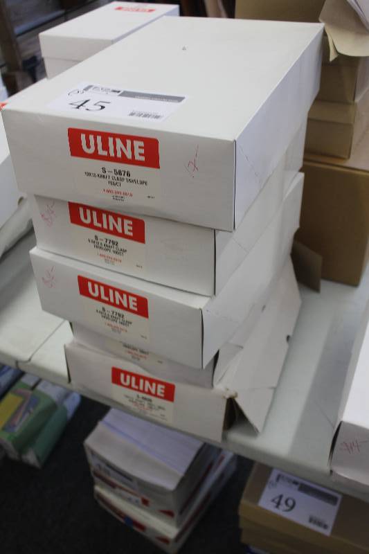lot 45 image: Lot of (5) Boxes of Envelopes