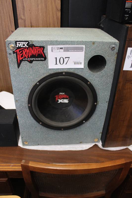 lot 107 image: MTX Terminator Loudspeaker XS