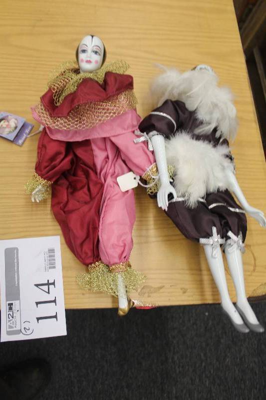 lot 114 image: Lot of (2) Dolls