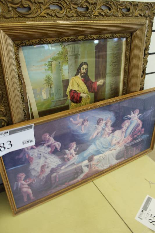 lot 83 image: Lot of (2) Framed Wall Art