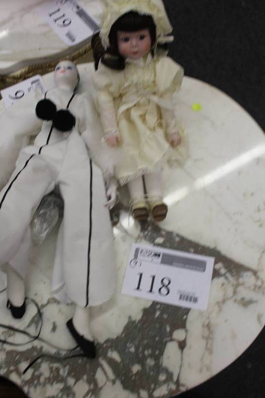lot 118 image: Lot of (2) Dolls
