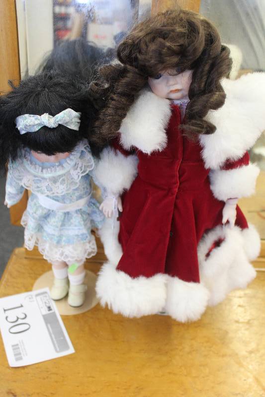 lot 130 image: Lot of (2) Dolls