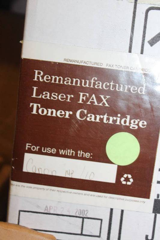 lot 299 image: Lot of (4) Canon MP10, Sharp 3STD Remanufactured Toner Cartridges