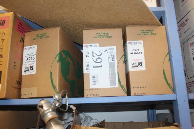 lot 291 image: Lot of (5) Remanufactured Toner Cartridges Including 1) 1382150 AND 1) Docuprint P8 AND 1) Lexmark X215 AND 2) Sharp AL100-TD